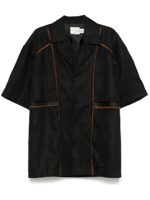 Feng Chen Wang camisa con diseño patchwork
