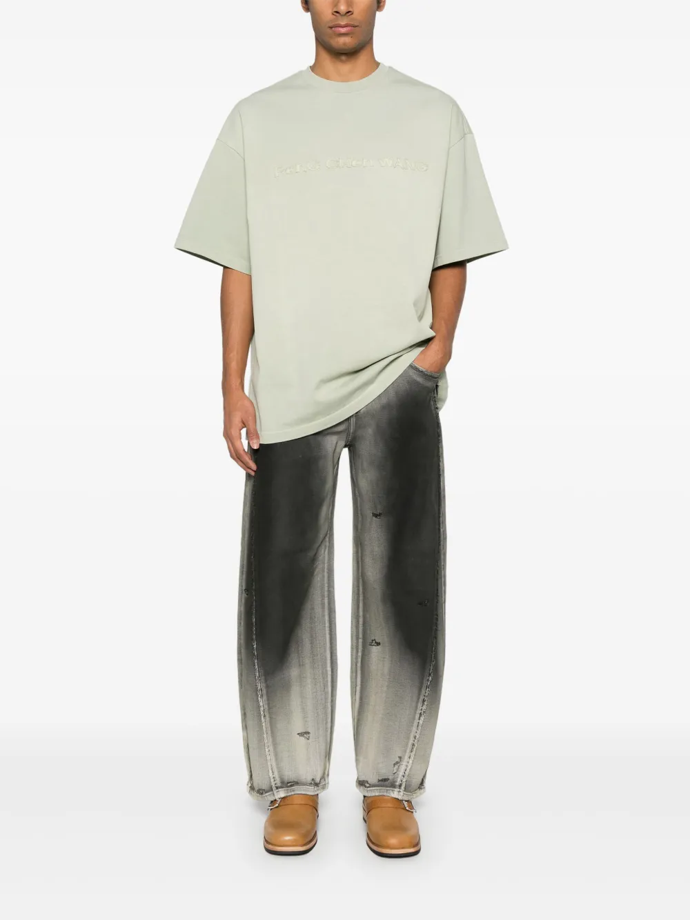 Feng Chen Wang Sandwash T-shirt - Groen