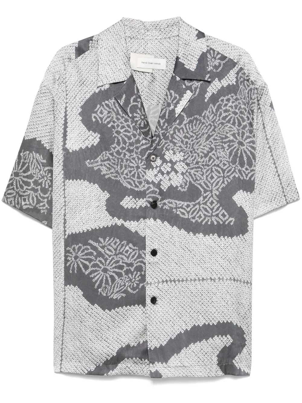 graphic-print shirt