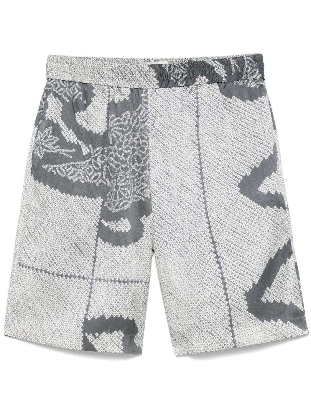 graphic-print shorts