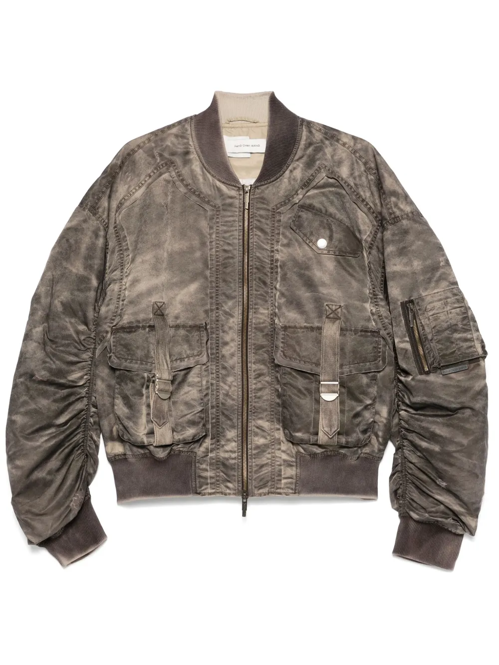 sandwash bomber jacket