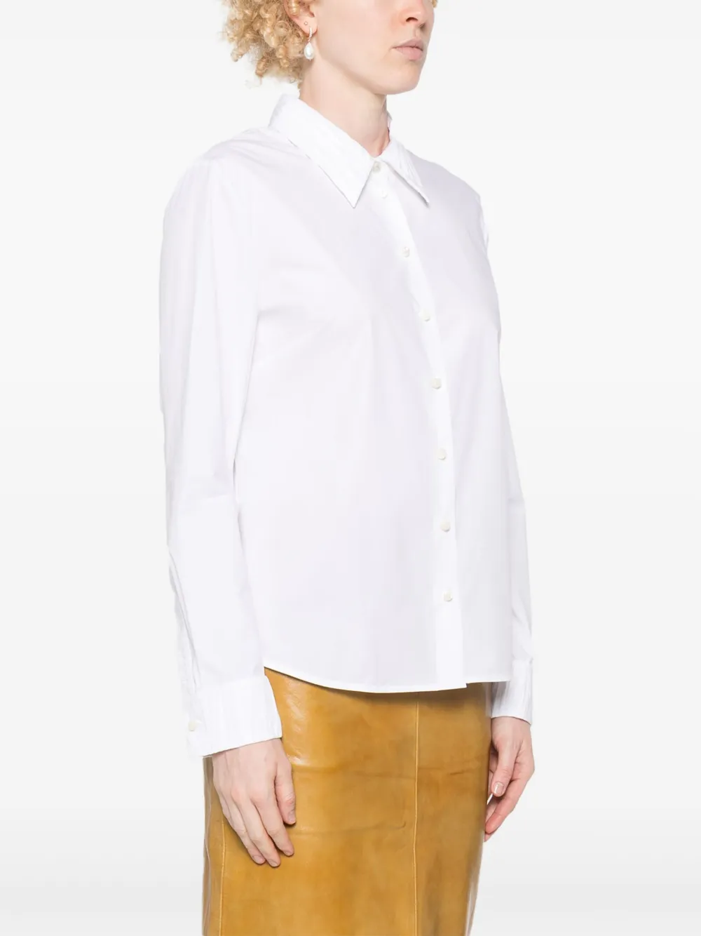 Tory Burch Popeline blouse Wit