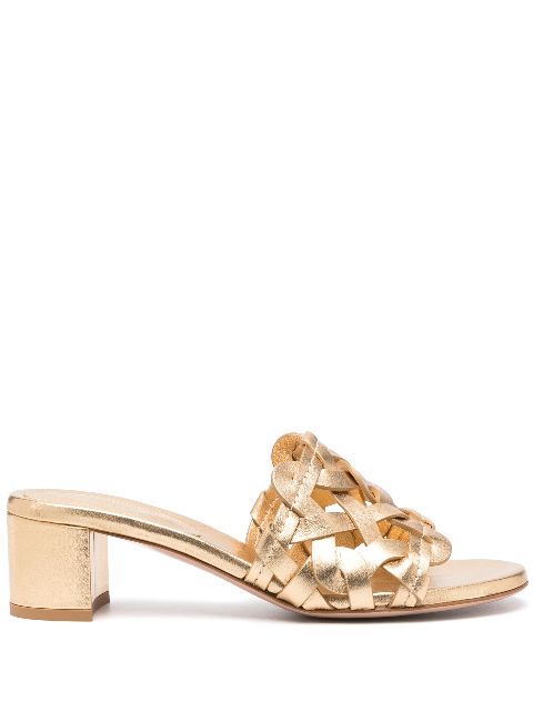 Gianvito Rossi 55mm metallic mules Women