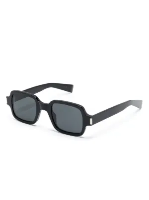 Balenciaga Eyewear Side Xpander Cat バイカーサングラス | ブラック
