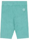 Sporty & Rich logo-patch biker shorts - Blue