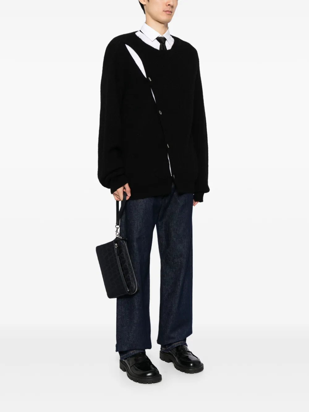 Valentino Garavani Buidel met print - Blauw