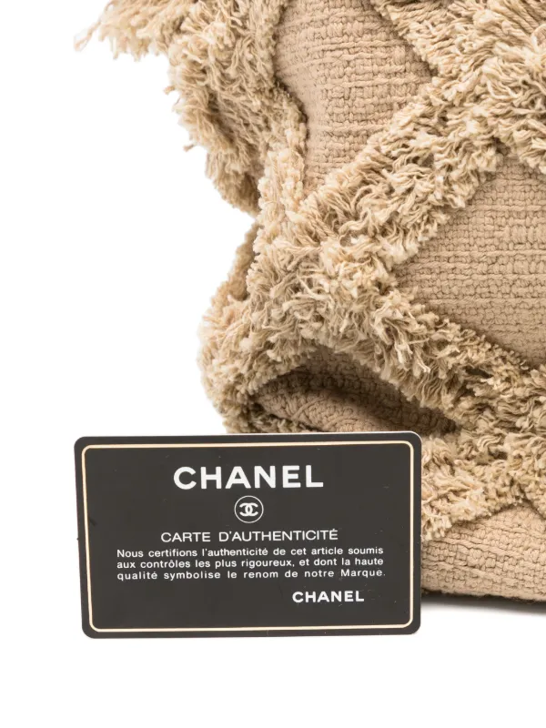CHANEL Pre-Owned ラフィア ツイード ハンドバッグ