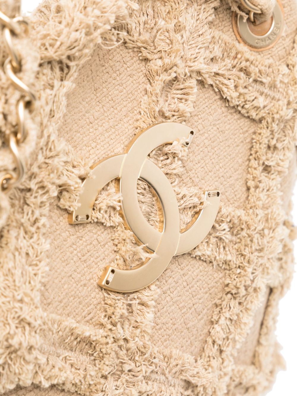 CHANEL Raffia tweed tote bag Women