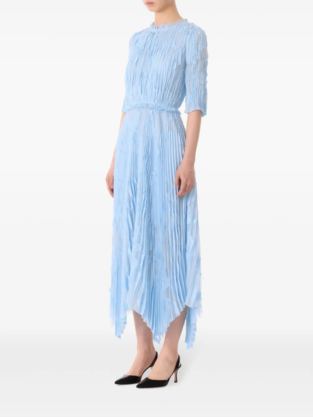Jason Wu Collection Jurk met bloemenprint - Blauw