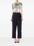 Jason Wu Collection floral-print long-sleeve T-shirt - Neutrals