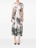 Jason Wu Collection floral-print pleated midi dress - Neutrals