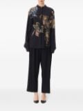 Jason Wu Collection floral-print button-down shirt - Black