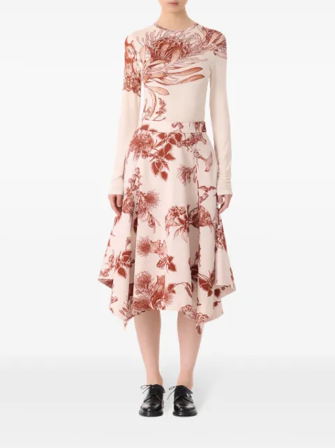 Jason Wu Collection t-shirt fleuri à manches longues
