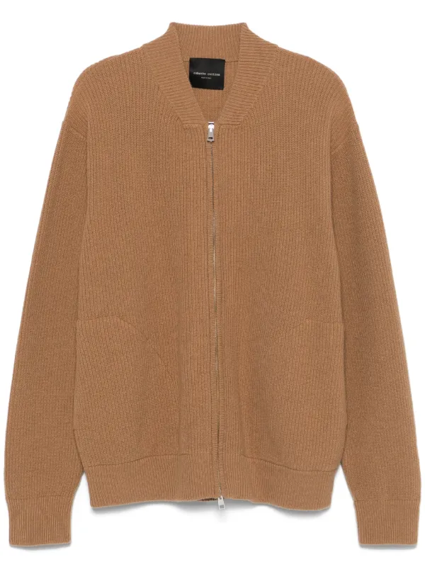 今ならほぼ即納！ Collina Roberto ニットカーディガン JP FARFETCH | ブラウン | トップス