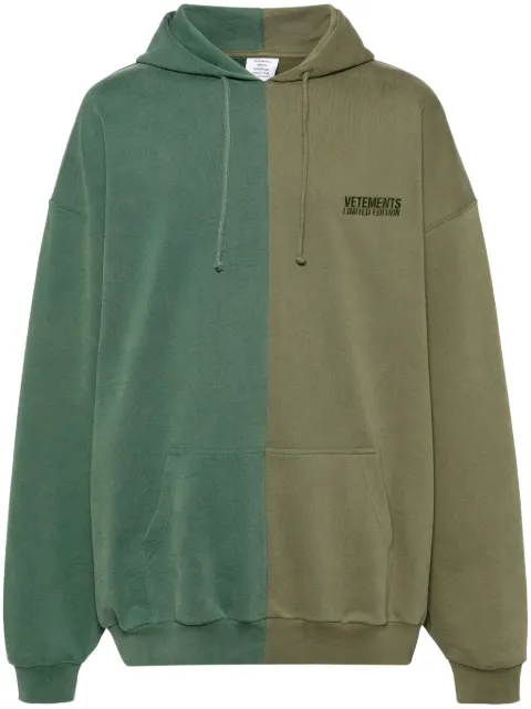 VETEMENTS logo-embroidered hoodie