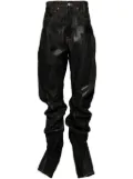 JUNTAE KIM asymmetric hem denim - Black