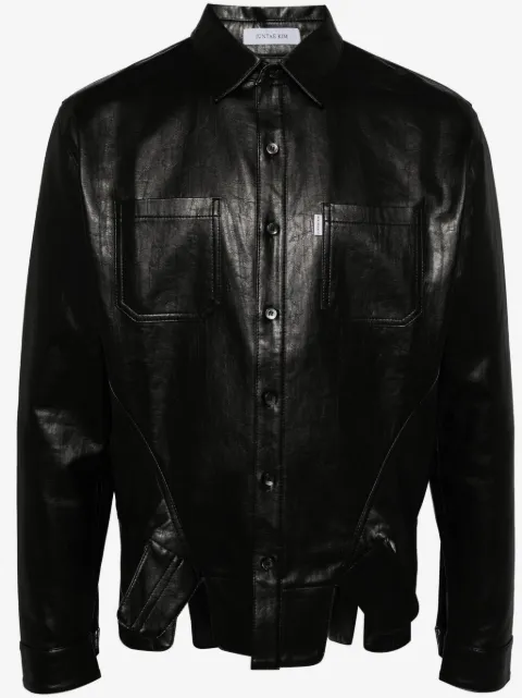 JUNTAE KIM square petal corset shirt