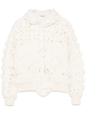 JUNTAE KIM two-tone Corset Cardigan | Black | FARFETCH