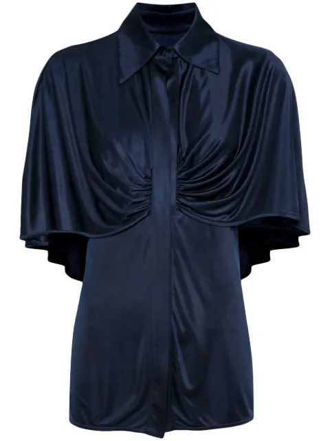 Costarellos glossy jersey shirt