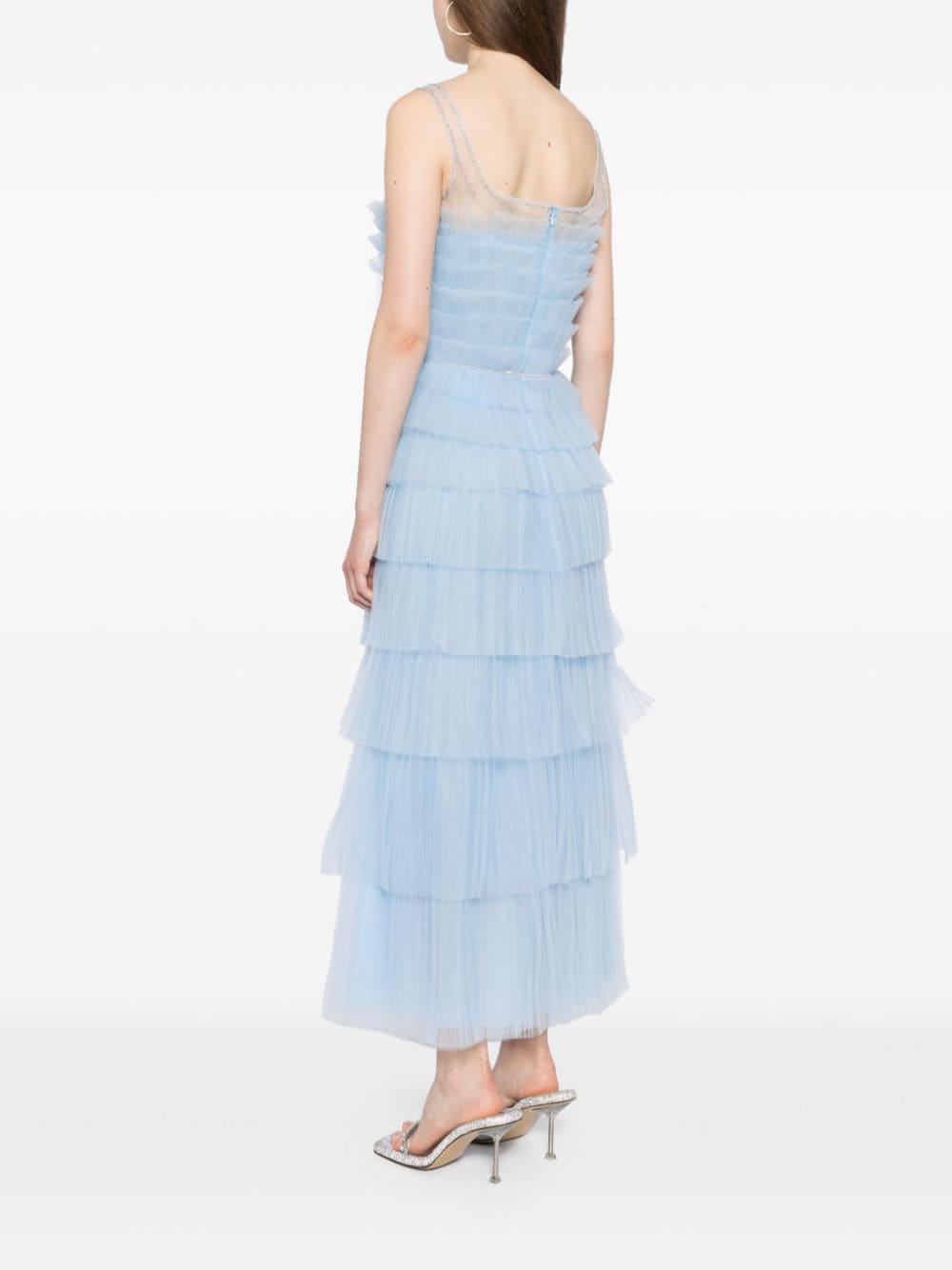 Shop Costarellos Kali Gown In Blue