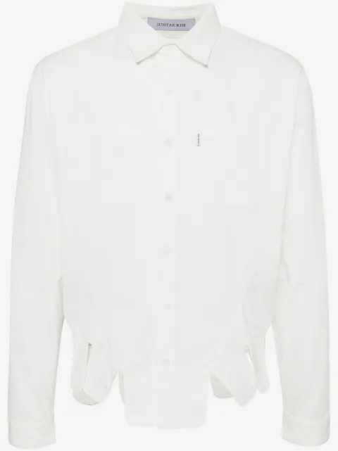 JUNTAE KIM square petal corset shirt