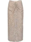 Costarellos sequinned skirt - Gold