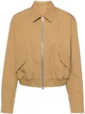 Juun.J zip-up cotton jacket - Neutrals