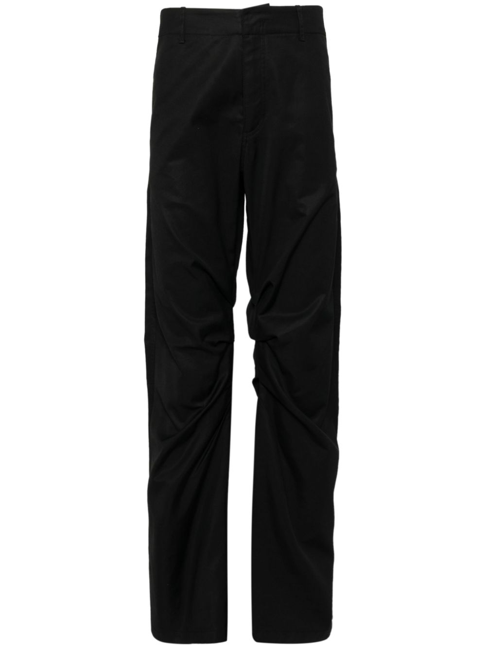 Post Archive Faction straight-leg trousers - Black