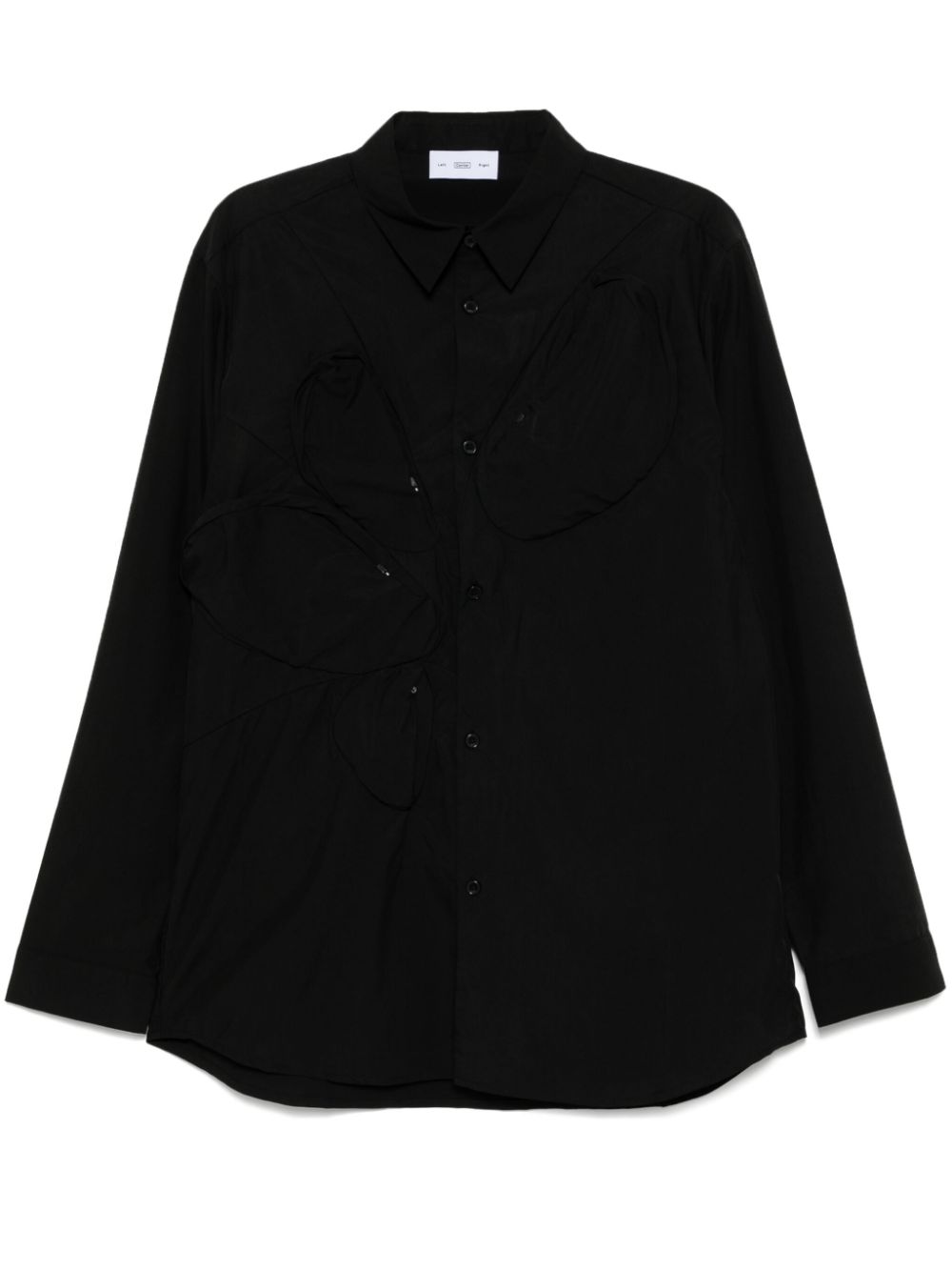 Post Archive Faction multiple-pockets shirt - Black