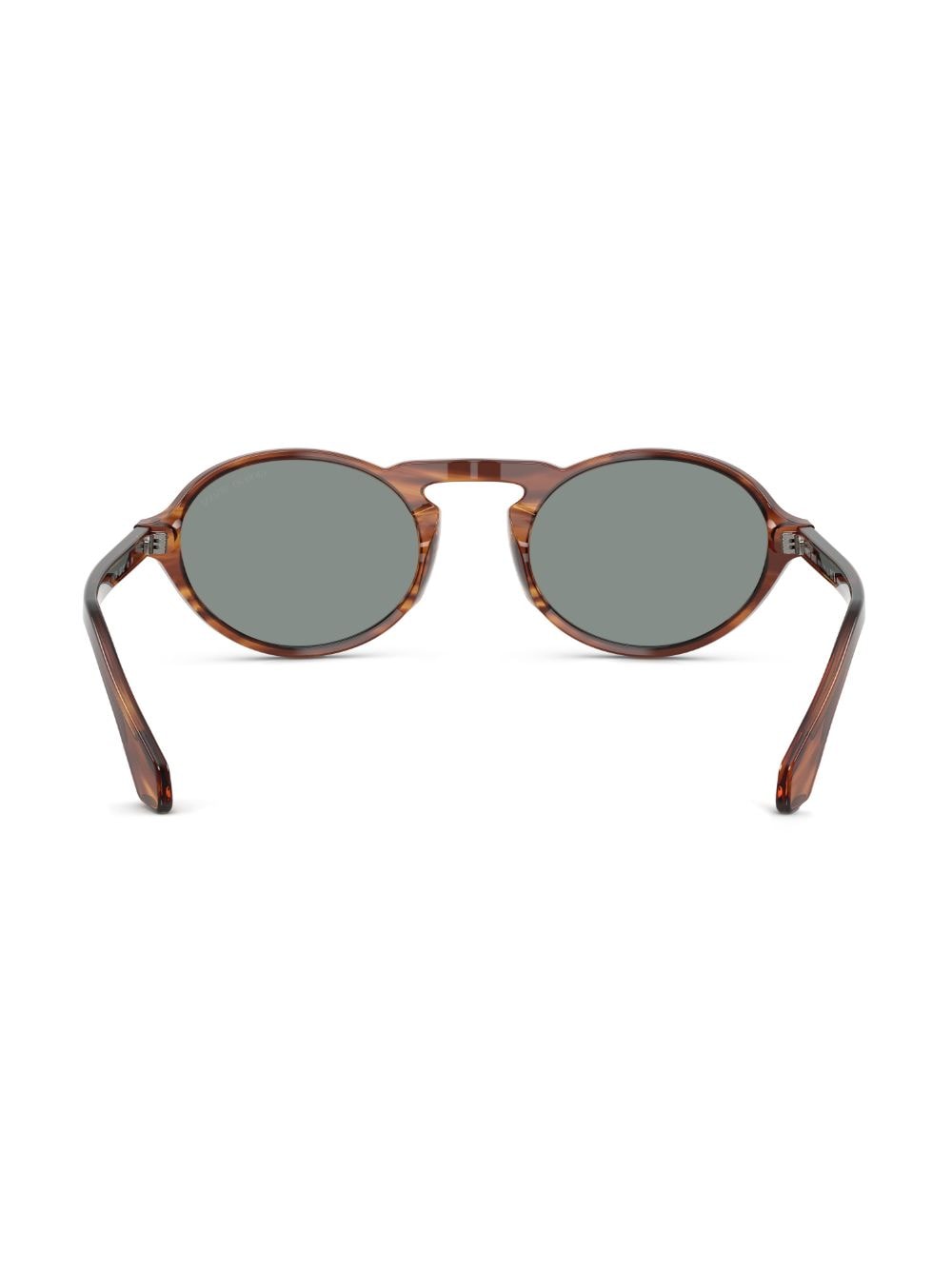 Shop Giorgio Armani Logo-print Sunglasses In Brown