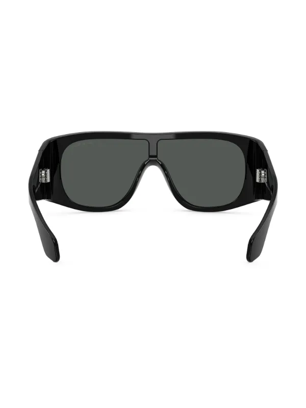 Giorgio Armani logo-print Sunglasses | Black | FARFETCH GR