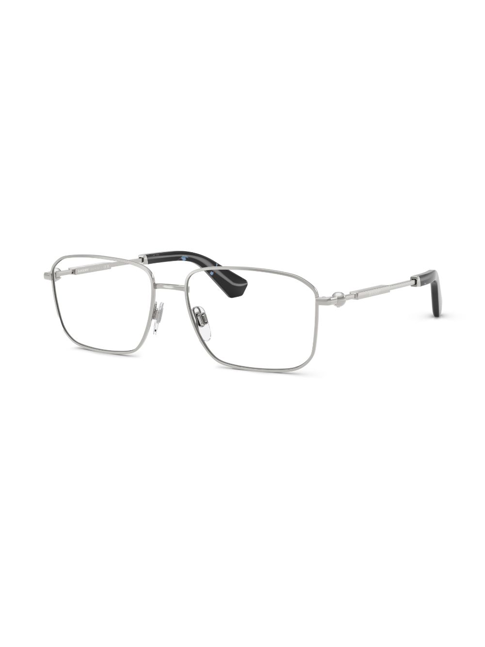 Burberry Eyewear Bril met rechthoekig montuur - Zilver