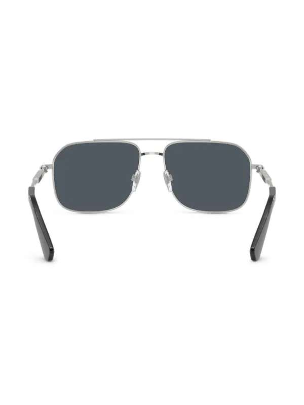 Burberry Eyewear ロゴエングレーブ サングラス | シルバー