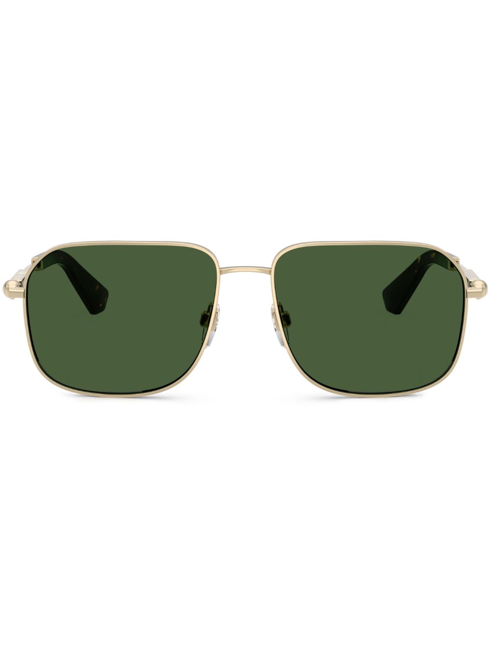 Burberry Eyewear Logo-engraved Sunglasses In Gold