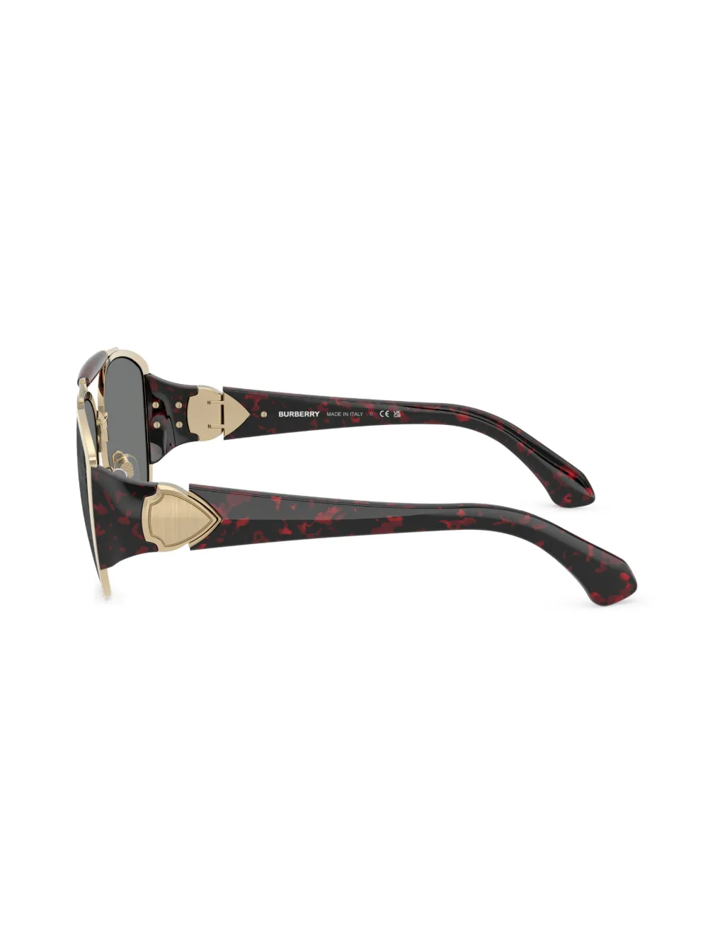 Burberry Eyewear Zonnebril met piloten montuur Goud