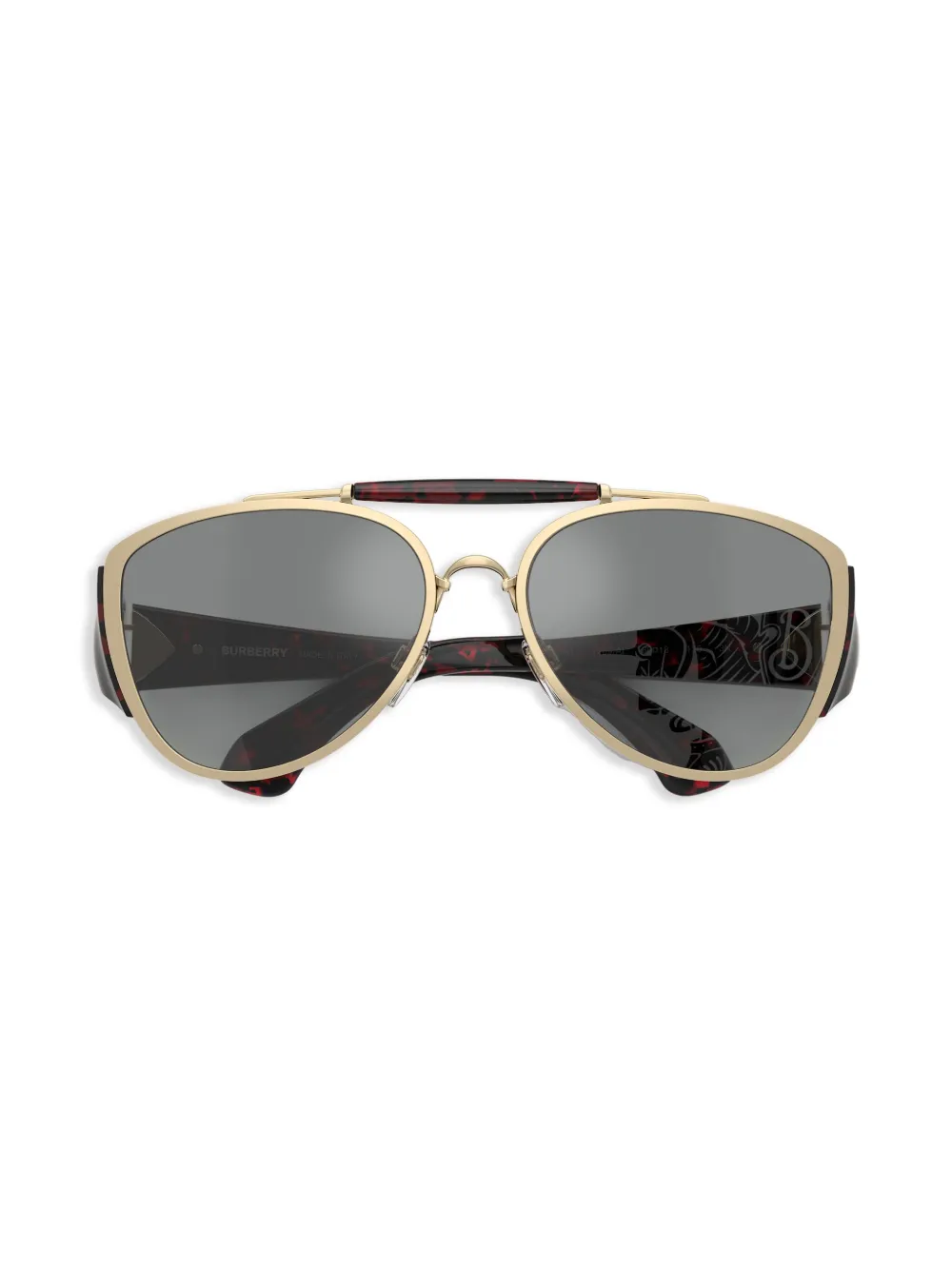 Burberry Eyewear Zonnebril met piloten montuur Goud