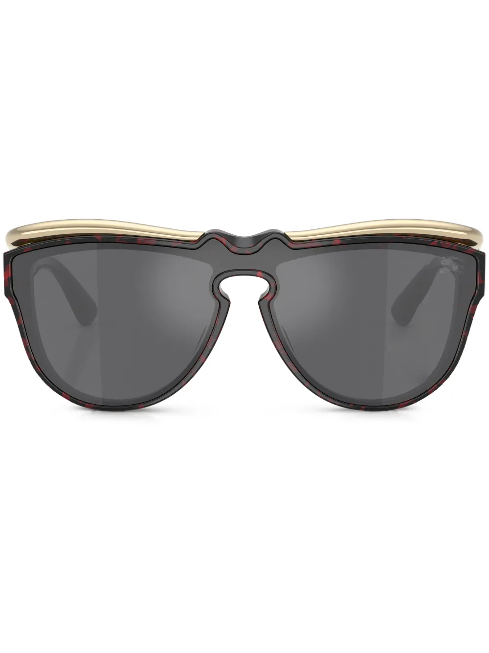 Burberry Eyewear Zonnebril met oversized montuur Rood