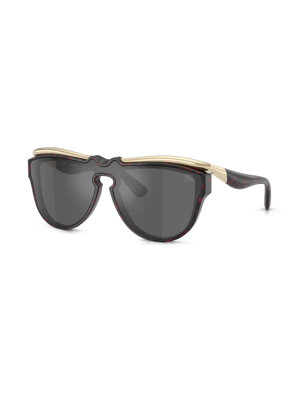 Burberry Eyewear Zonnebril met oversized montuur Rood
