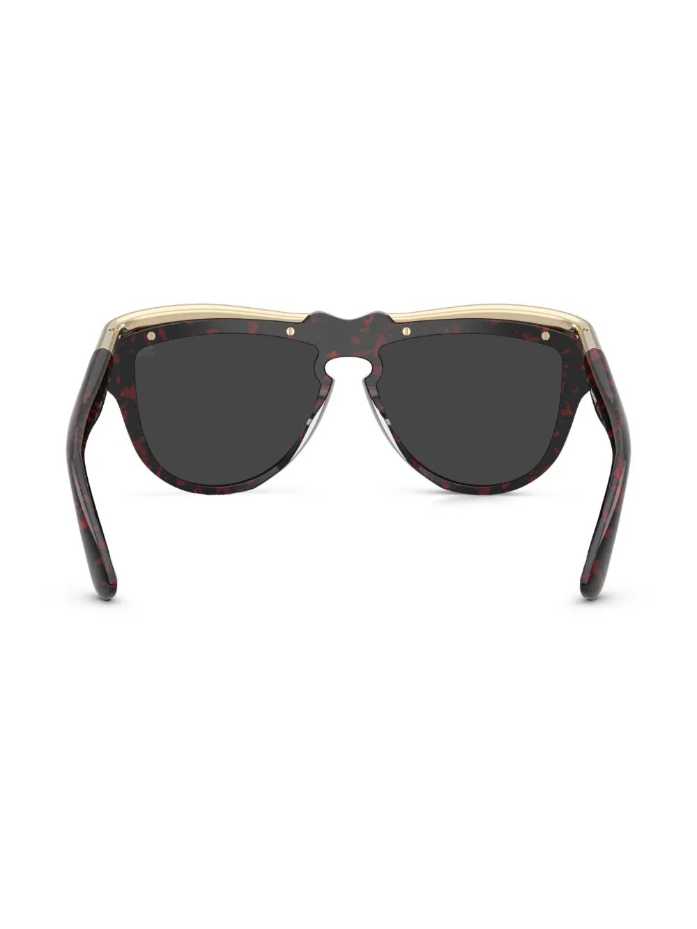 Burberry Eyewear Zonnebril met oversized montuur Rood