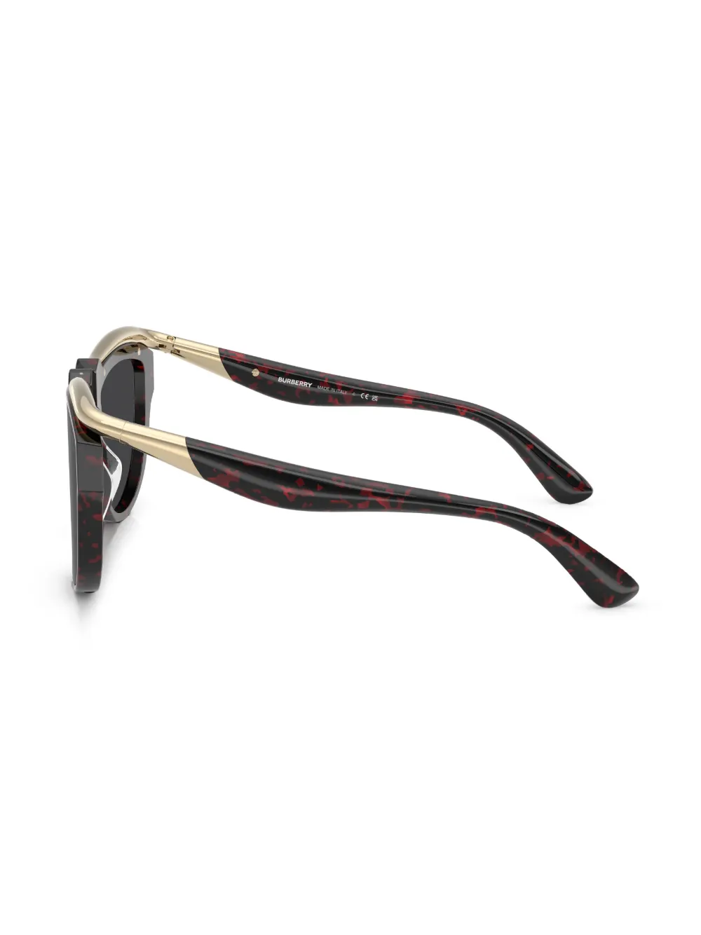 Burberry Eyewear Zonnebril met oversized montuur Rood