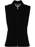 Del Core classic collar vest - Black