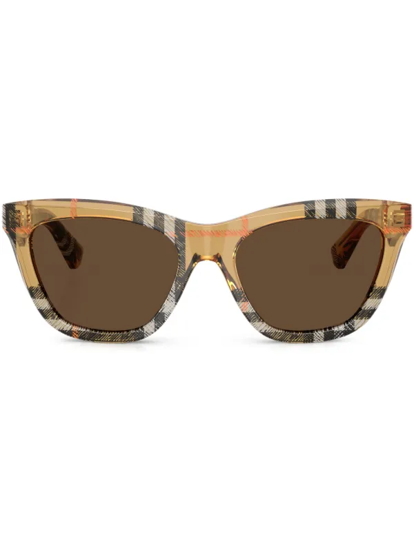 Burberry Eyewear BE4435 Sunglasses Brown FARFETCH IE