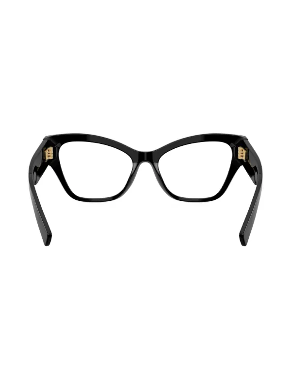 Dolce & Gabbana Eyewear キャットアイ眼鏡フレーム | ブラック
