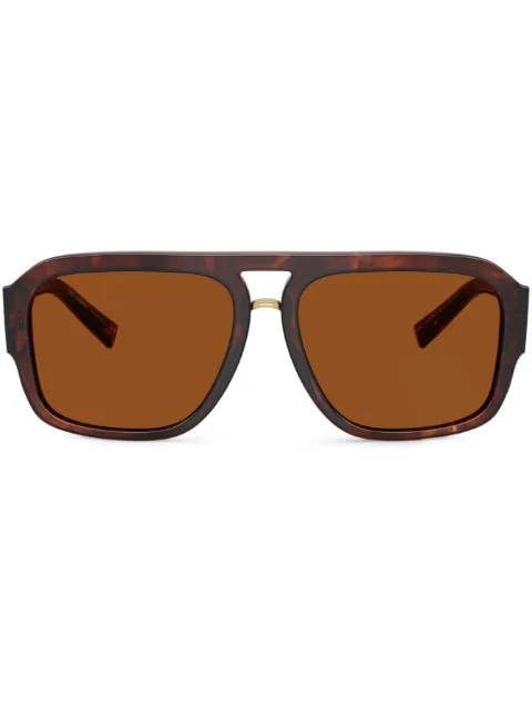 Dolce & Gabbana Eyewear DG Crossed pilot-frame sunglasses