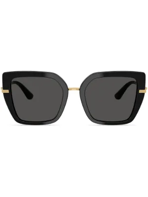 Dolce & Gabbana Eyewear パイロット サングラス | ブラック | FARFETCH JP