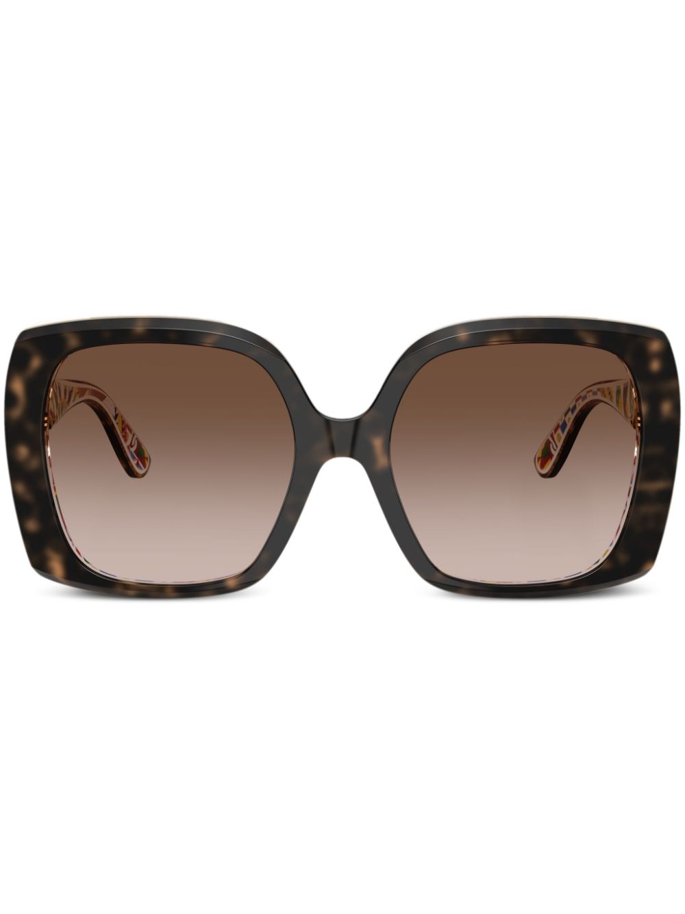 Dolce & Gabbana Eyewear tortoiseshell square-frame sunglasses - Green