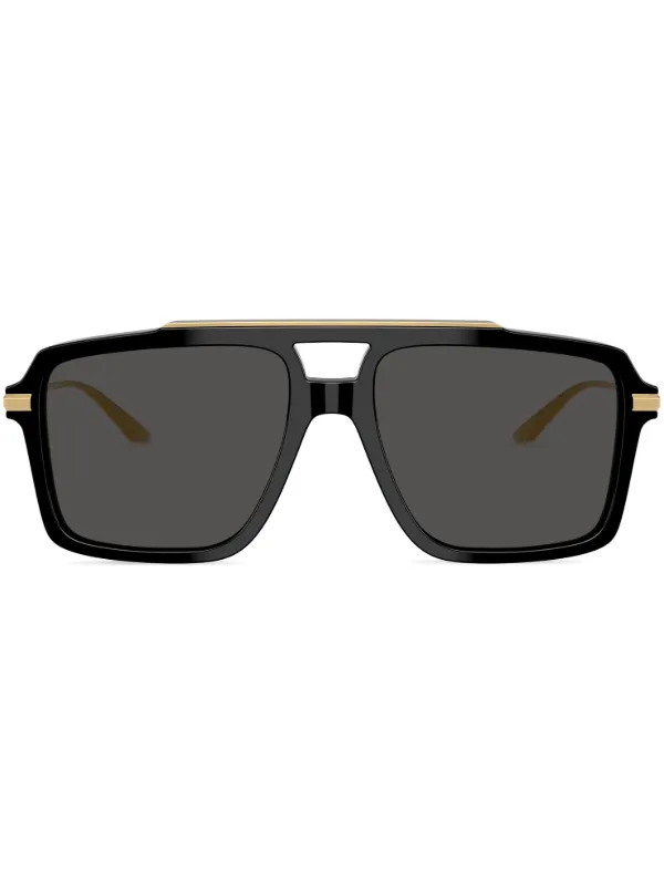 Dolce & Gabbana Eyewear パイロット サングラス | ブラック | FARFETCH JP