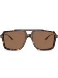 Dolce & Gabbana Eyewear pilot-frame sunglasses - Brown