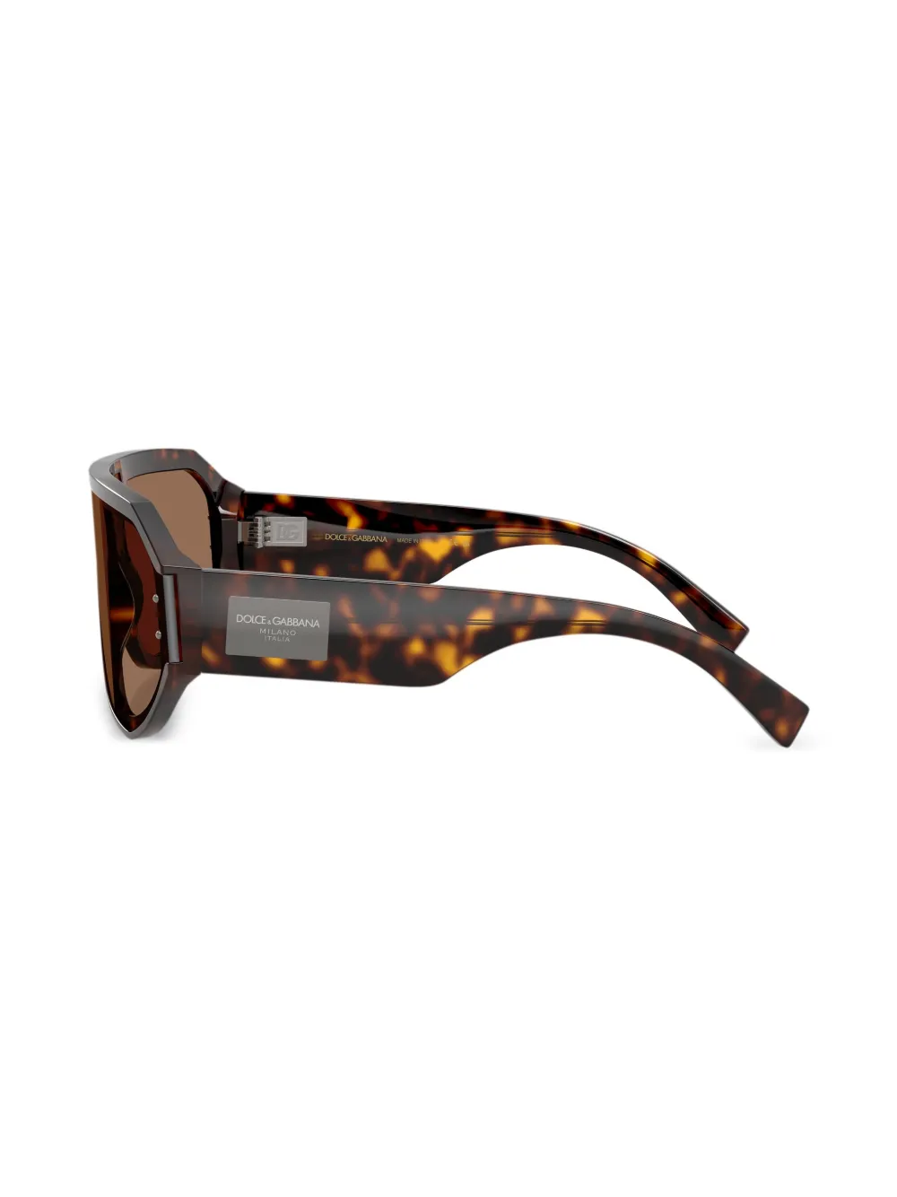 Dolce & Gabbana Eyewear Zonnebril met piloten montuur Groen