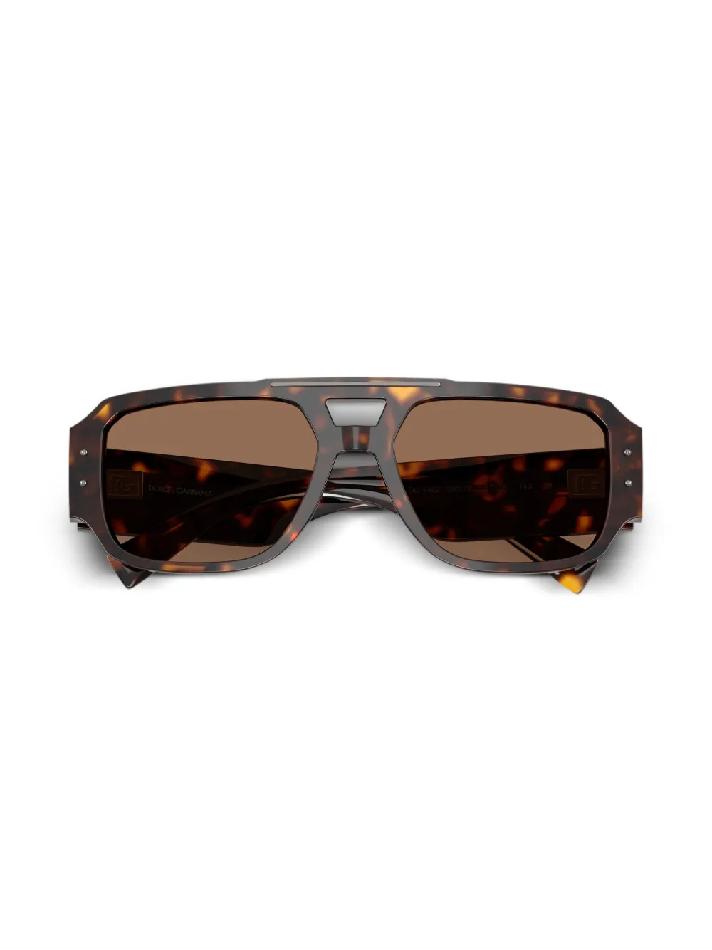 Dolce & Gabbana Eyewear Zonnebril met piloten montuur Blauw
